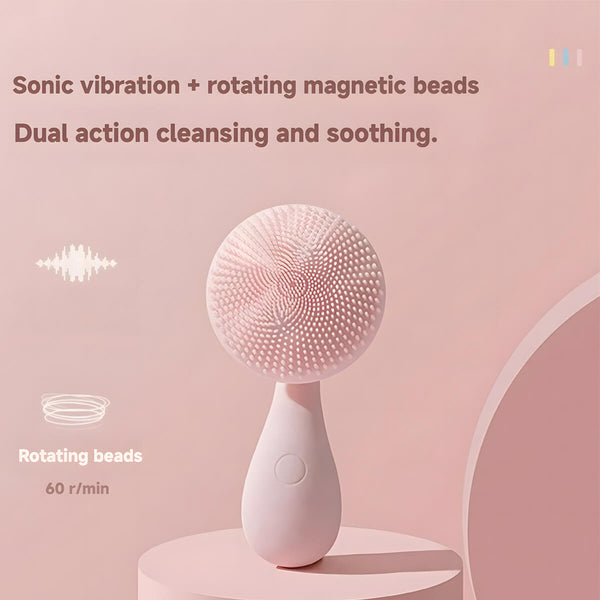 Rechargeable Electric Facial Cleanser - Deep Clean, Gentle Exfoliation, 4 Modes, IPX7 Waterproof, Magnetic Charging (Men & Women)